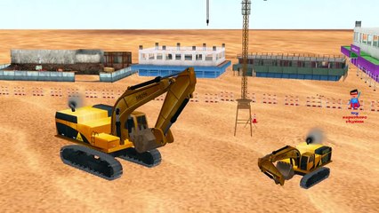 Excavator Cartoons Singing Johny Johny Yes Papa Nursery Rhymes For Children