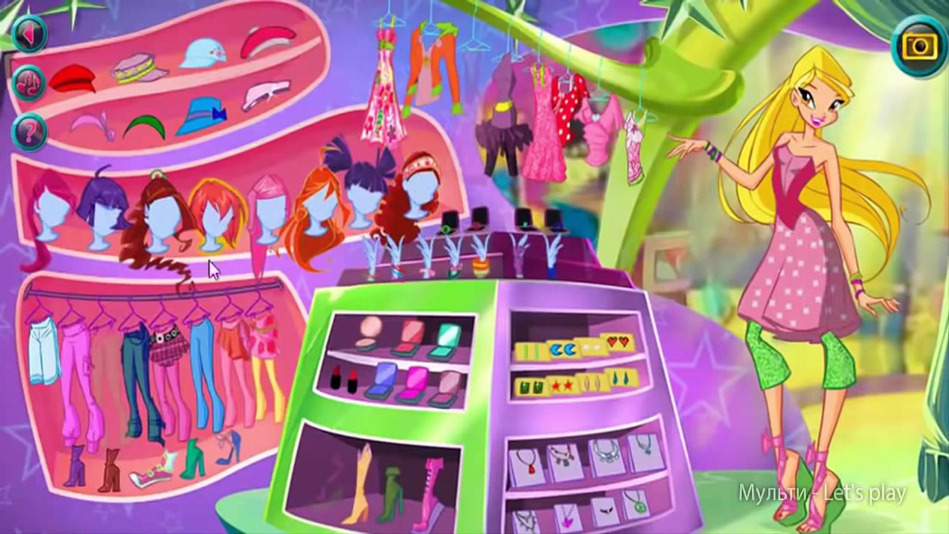 ⁣Винкс Winx прохождение игры, игры для девочек 3 игры подряд