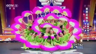 Chinese Folk Songs Featured Gem - Jasmine Flower【19】Group Fan Dance on China's Talent Show 出彩中国人扇舞