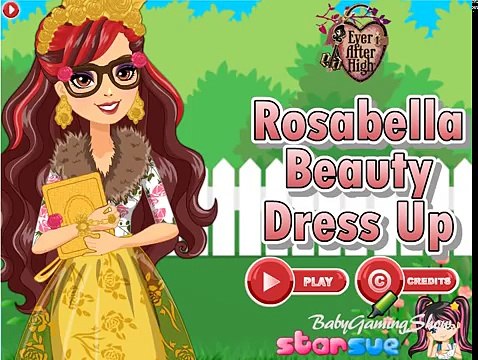 Ever After High Rosabella Beauty Dress Up Game