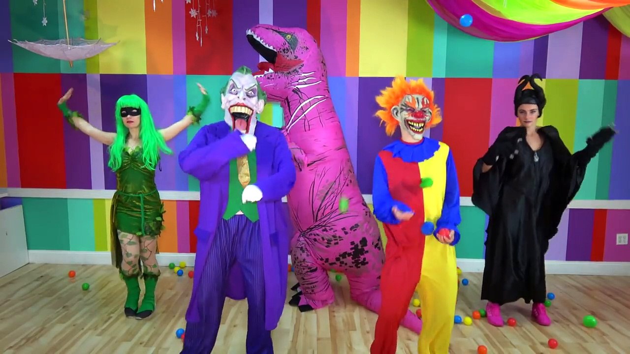 Gorilla Head Shoulders Knees & Toes + Superheroes Finger Family Nursery Rhyme Songs