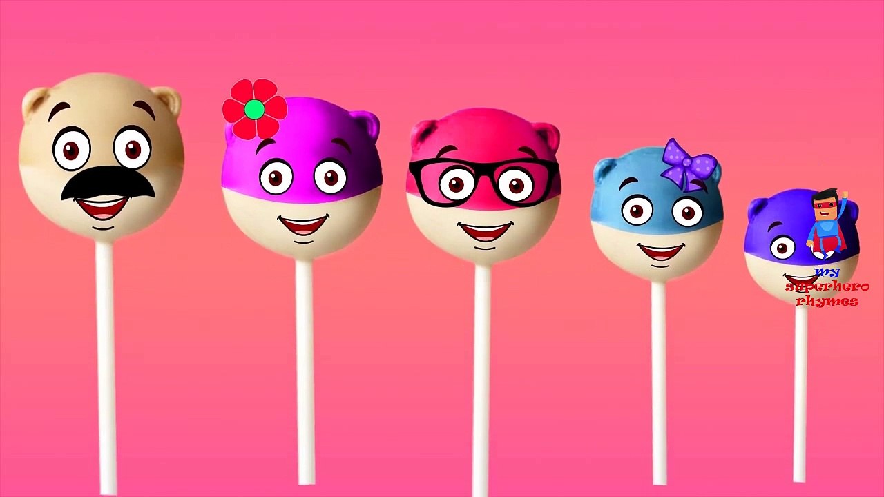 Ice Cream, Cake Pop, Lollipop and Cupcakes Finger Family - Vidéo