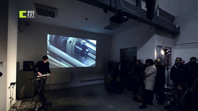 Michał Fryc, Webstuhl - audiowizualny performance, 2016, II rok 2 stopnia, specjalność Intermedia, Centrum Sztuki WRO
