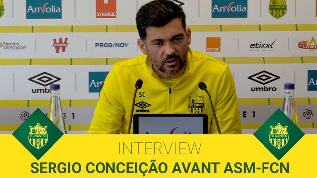 Sergio Conceição avant Monaco-Nantes