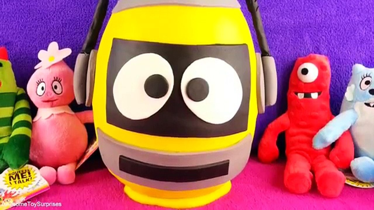 Yo Gabba Gabba Play-Doh Surprise Eggs Plex & Muno Toodee Foofa & Brobee