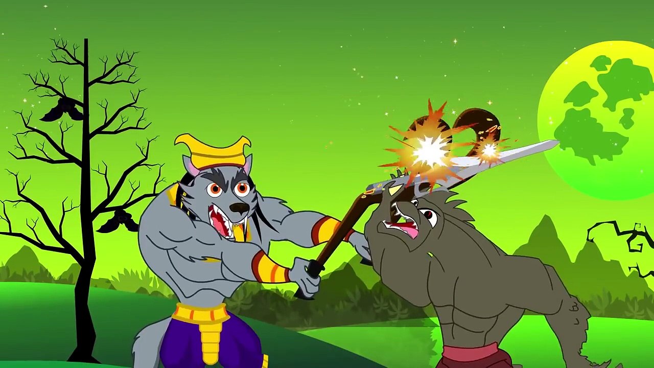 Finger Family Crazy Werewolf Vs Zombie Monster Finger Family | Funny Finger Family Songs W