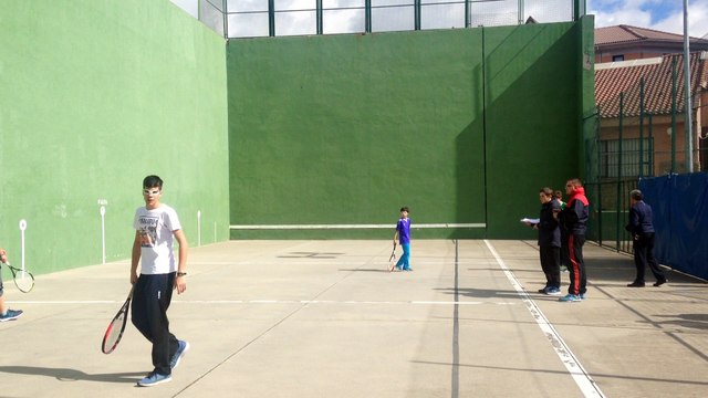 Frontenis liga juvenil Pedriza vs Rivas 3ª partida