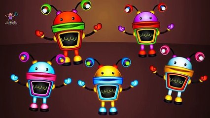 Robot Finger Family | Nursery Rhymes for Kids | Finger Family Songs For Babies