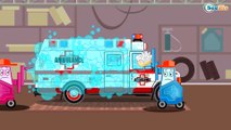 Cars Cartoons about - The Police Car and The Ambulance. Cops Cars   1 hour kids videos