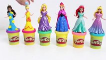 Disney Princess MagiClip Collection Play-Doh Magic Clip Dolls 플레이도우 겨울왕국 엘사 안나 공주 인형 장난감