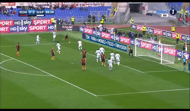 Kevin Strootman Goal HD - AS Roma 1-2 Napoli - 04.03.2017