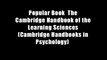 Popular Book  The Cambridge Handbook of the Learning Sciences (Cambridge Handbooks in Psychology)