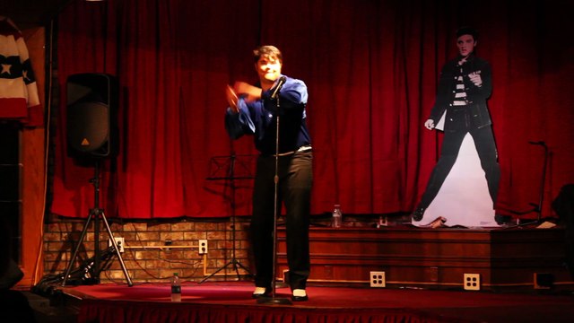 Richard Wolfe sings 'Lawdy Miss Clawdy' Elvis Week 2016