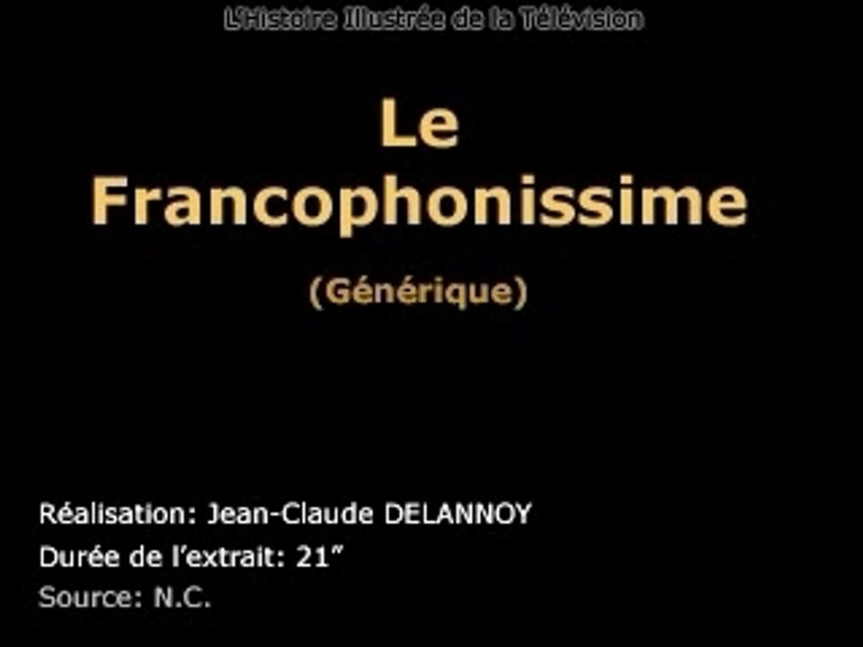 Francophonissime