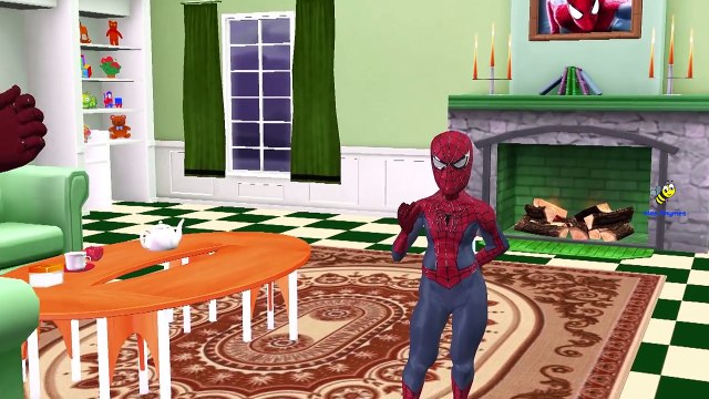 Spiderman Cartoons Hulk Batman King Kong Singing Johny Johny Yes Papa Nursery Rhymes for C