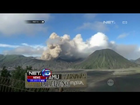 Kawah Gunung Bromo Kembali Menyeburkan Abu Vulkanis - NET5