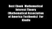 Best Ebook  Mathematical Interest Theory (Mathematical Association of America Textbooks)  For Kindle