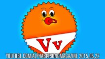 Alphabet Song with Big and Small Letter V to teach and learn ABCs