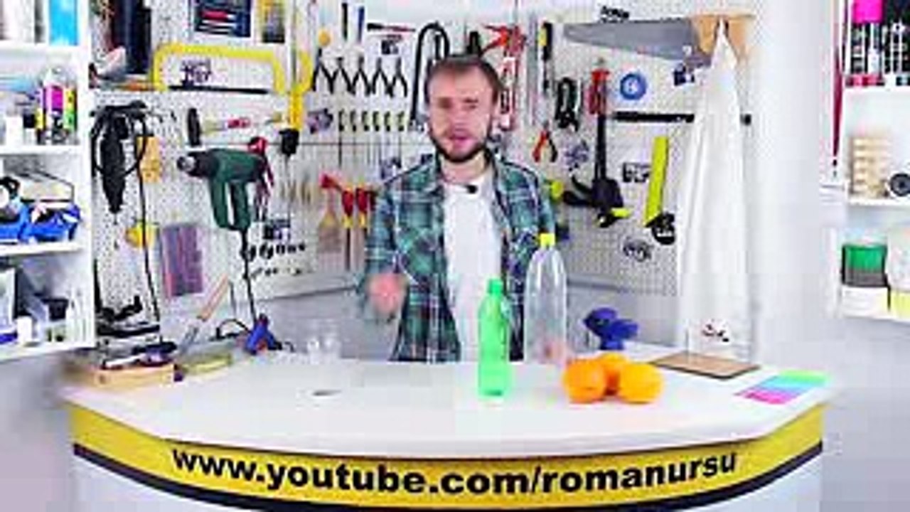 HOW TO MAKE a JUICE SQUEEZER from PLASTIC BOTTLES - DIY -TUTORIAL - YouTube