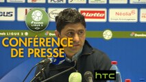 Conférence de presse FC Sochaux-Montbéliard - Havre AC (0-1) : Albert CARTIER (FCSM) - Oswald TANCHOT (HAC) - 2016/2017