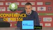 Conférence de presse Gazélec FC Ajaccio - Tours FC (2-2) : Jean-Luc VANNUCHI (GFCA) - Nourredine  EL OUARDANI (TOURS) - 2016/2017