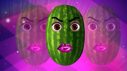 Watermelon Cartoons Singing Finger Family Children Nursery Rhymes for Kids and Babies