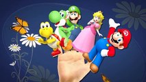 Finger Family Nursery Rhymes For Children Super Mario Cartoons For Kids | Finger Family Rh