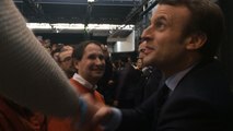 Arrivée d'Emmanuel Macron
