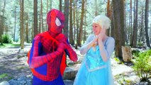 Принцесса замороженные Эльза идет в тюрьму в реальной жизни ж/ Человек-паук и Человек-паук против зомби против т-ре