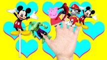 Халк peppa свинья и Человек-Паук семья палец песня для сбора детей потешки песни