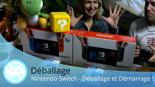 Déballage - Déballage Nintendo Switch (Grise et Néon) et Mise en Route / Réglages !