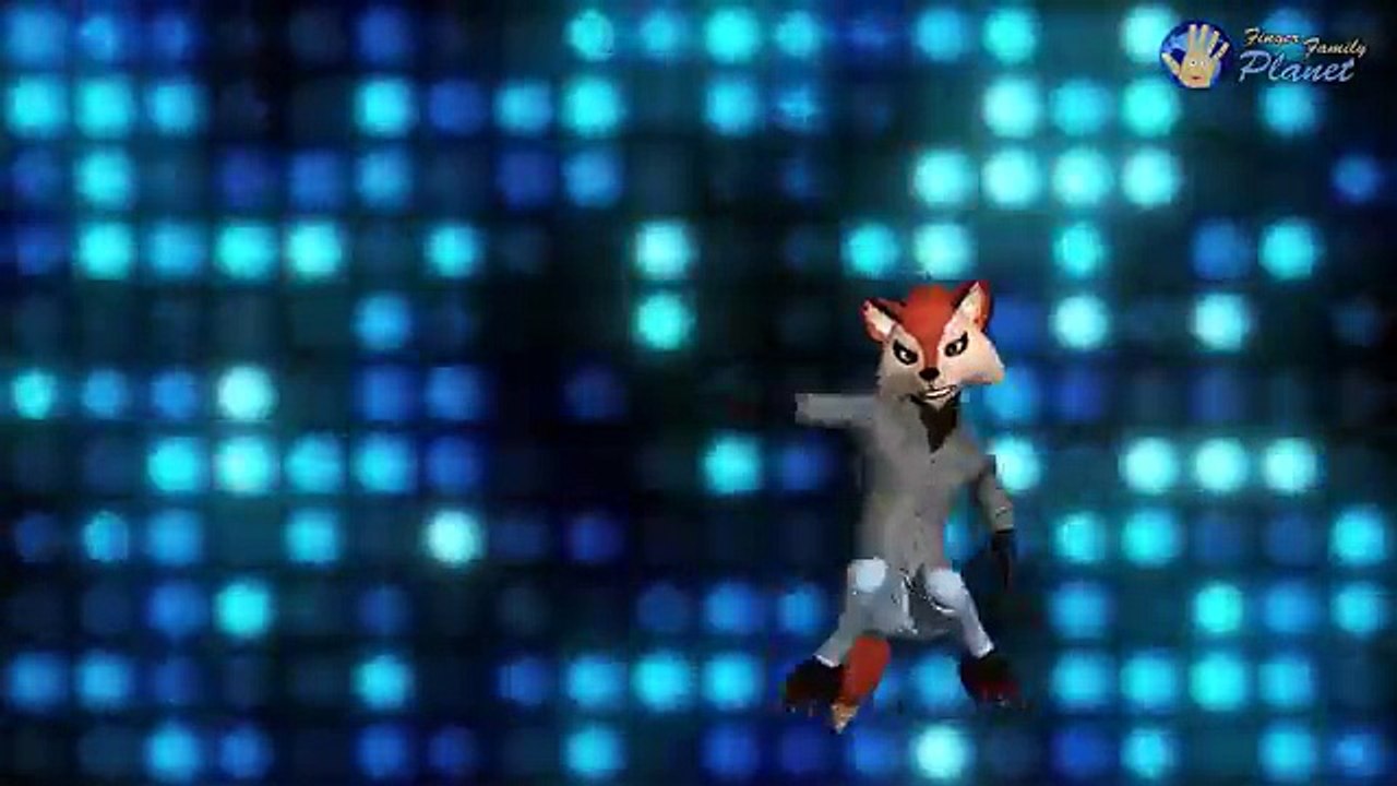 3D Zorro del Disco Daddy Finger Family | 3D Dedo de la Familia de la Canción el Baile de Fox | Animal Croquis de la Enfermera