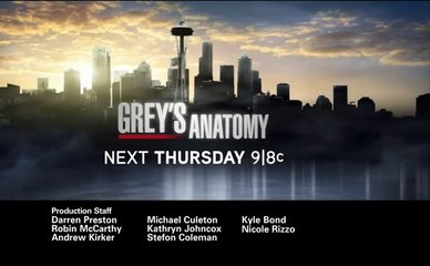 Grey's Anatomy - Promo 8x09