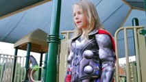 Маленькие герои малыш Дэдпул против Железного человека против Халка в эпизоде реальной жизни | Гражданская война 7 | SuperH