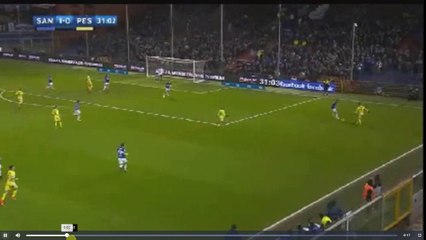Cerri  Goal - Sampdoria vs Pescara 1-1  04.03.2017 (HD)