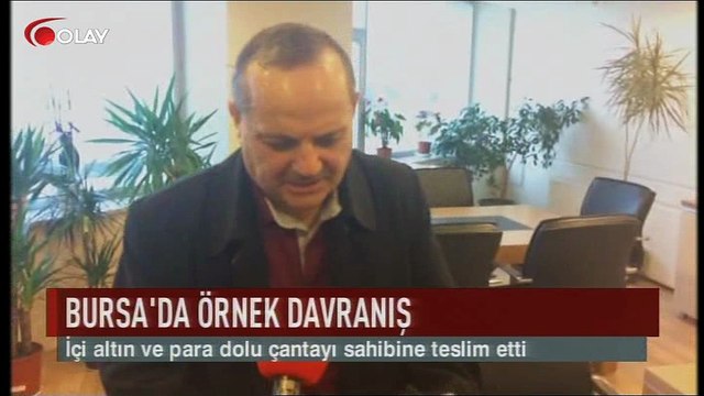 Bursa'da örnek davranış (Haber 04 03 2017)