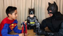 BATMAN VS SUPERMAN DAWN OF JUSTICE BLOOPERS AND OUTTAKES TOYS EPIC EGG BATTLE Toys for kid
