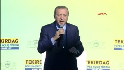 Tekirdağ - Cumhurbaşkanı Erdoğan Tekirdağ'da Konuştu 4