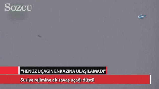 Suriye rejimine ait savaş uçağı düştü