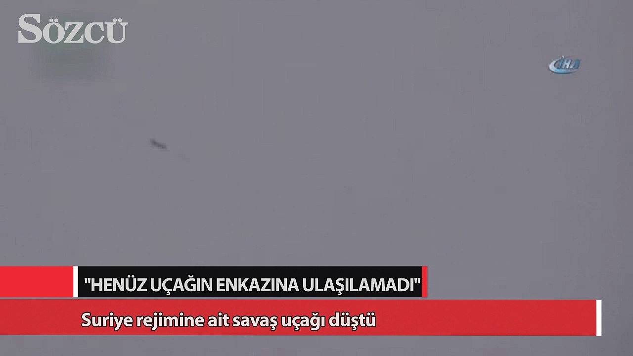Suriye rejimine ait savaş uçağı düştü