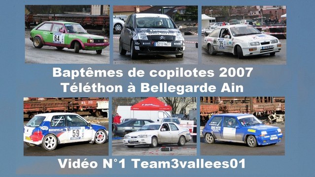 Baptêmes copilotes Téléthon Bellegarde 2007 N°1 Didier