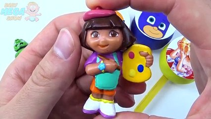 Descargar video: Play Doh Clay Lollipop Smiley Toys Pj Masks Minions Angry Birds Dora Princess Disney Snow