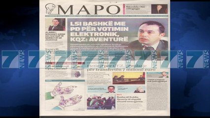 SHTYPI I DITES ME TITUJT E GAZETAVE SHQIPTARE E MERKURE 11 JANAR 2017 - News, Lajme - Kanali 7