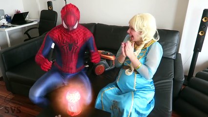 Spiderman vs Frozen Elsa Get a PINOCCHIO NOSE! Frozen Anna Batman Giant Minion Ugly frozen