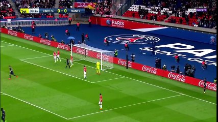 Buts  PSG 1-0 Nancy video resume but Cavani 04.03.2017