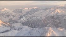 Pamjet me helikopter të fshatit Kalis të Kukësit i izoluar nga bora / 10 janar 2017
