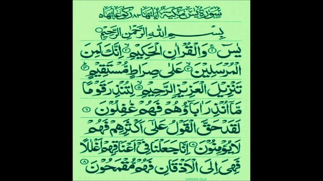 SURAT AL YASEEN BEAUTIFUL BY ABDUL REHMAN SUDAIS براے ثواب حاجی عبدالرحمان ماما