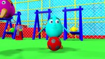 SPORTS BALLS Finger Family 3D Surprise Eggs Indoor Playground | Color Songs For Kids Nursery Rhymes