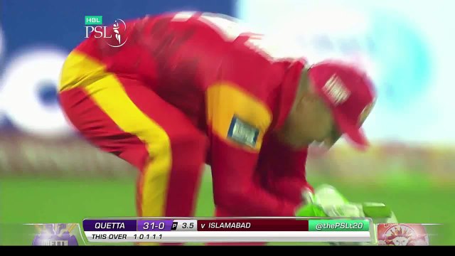 PSL 2017 Match 7- Islamabad United v Quetta Gladiators - Asad Shafiq Batting