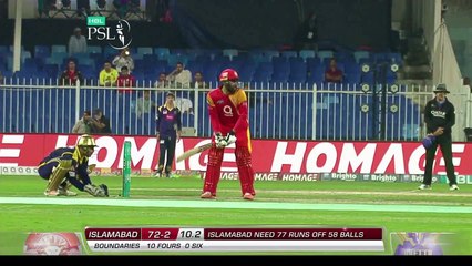 PSL 2017 Match 7- Islamabad United v Quetta Gladiators - Hassan Khan Bowling